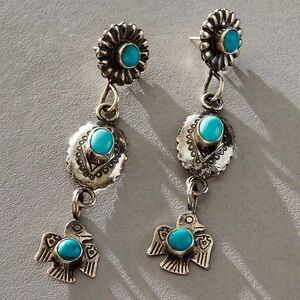 Free People Broken Arrow Thunder Bird Earrings